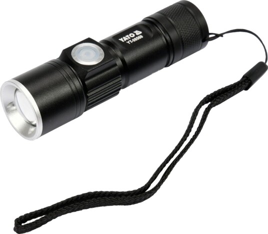 Yato YT-08569 LED Lommelykt, CREE (USB) 94x27mm