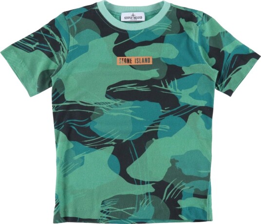 Stone Island T skjorte Smaragd m. Trykk Stone Island 8 år 128 T skjorte Grønn