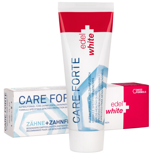 Tannkrem Sensitive Gums Edel+White Care Forte 75 ml