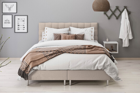 Sengegavl Suset 120 cm Beige