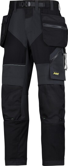 Snickers Workwear 6902 FlexiWork Arbeidsbukse Svart, Klær