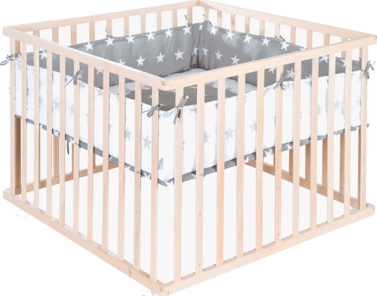 roba Little Stars Lekegrind 100 x 100 cm natur