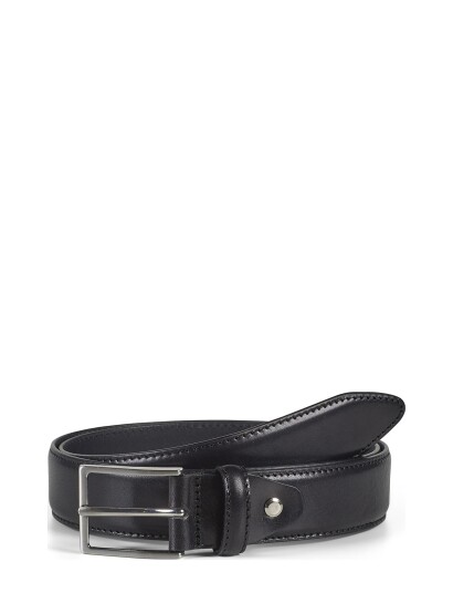 Howard London Leather Belt Charles - Black - 85
