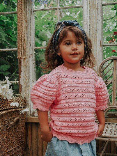Fliink Magic Puff Bluse Rosa (98 /3 år)