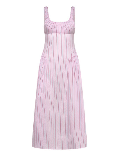 Faithfull The Brand Marcella Midi Dress Pink XS Faithfull The Brand Marcella Midi Dress Pink XS