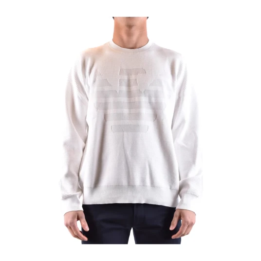 Emporio Armani Herre Gensere & Hettegensere Hvit L Emporio Armani Herre Gensere & Hettegensere Hvit L