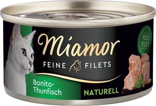 Miamor Våtfôr Fine Filéter Naturelle Bonito Tunfisk 24 X 80 G Miamor Våtfôr Fine Filéter Naturelle Bonito Tunfisk 24 X 80 G
