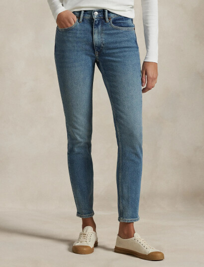 Polo Ralph Lauren Mid-Rise Super-Slim Jean - Blue - 31 Polo Ralph Lauren Mid-Rise Super-Slim Jean - Blue - 31