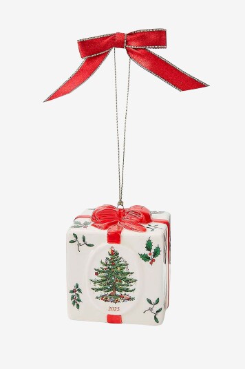 SpodeOrnament Christmas Tree Holiday Gift BoxFlerfargetJulepyntFra Homeroom