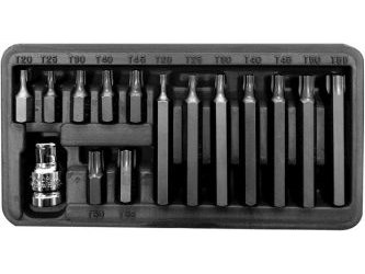 Pro-Line Bits 3/8'' Torx T20-T55 15 Deler (10741) Pro-Line Bits 3/8'' Torx T20-T55 15 Deler (10741)