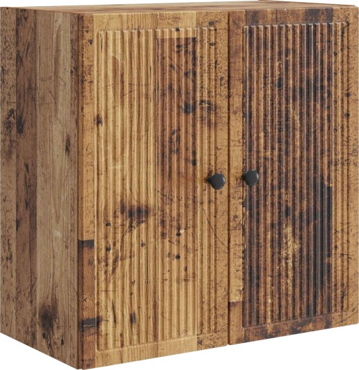 vidaXL Vegghengt skap Gammelt tre 59 x 31 x 60 cm Konstruert tre vidaXL Vegghengt skap Gammelt tre 59 x 31 x 60 cm Konstruert tre