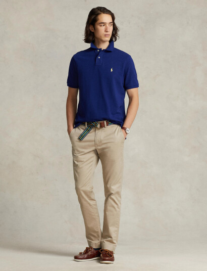 Polo Ralph Lauren Basic Mesh-Ssl-Knt - Blue - XS