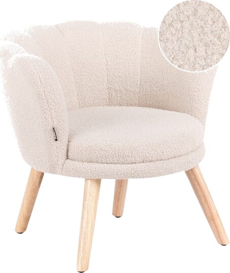 Lenestol Halby - Beige, lyst tre