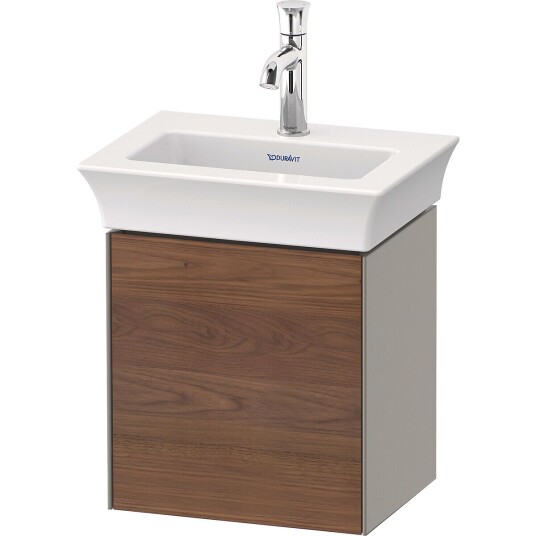 Duravit White Tulip Servantskap m/1 dør 38,4x29,8x41 cm Valnøtt/Stengrå Matt