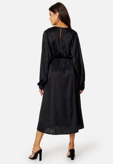 Bubbleroom Occasion Khrista Satin Dress Black 2XL
