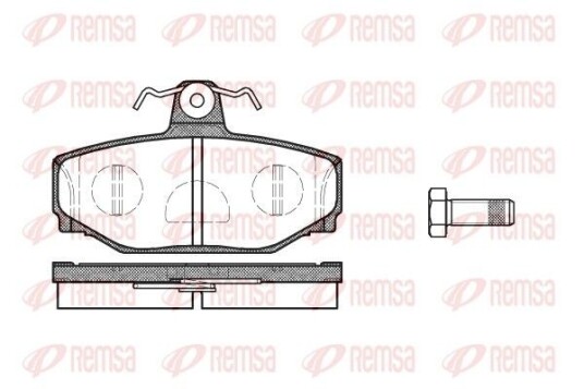 Bremseklosser REMSA 0297.10 Bremseklosser REMSA 0297.10