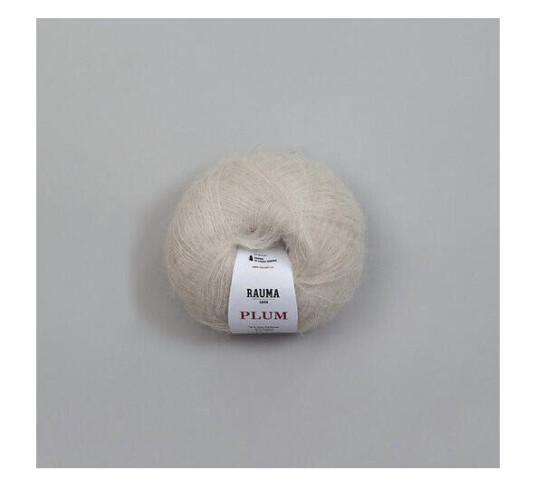 Rauma Plum garn 055 – Lys beige