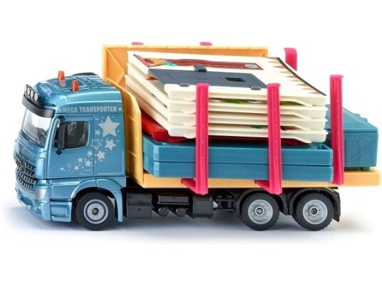 Siku Prefab House Transporter Tungtransport Montert På Forhånd 1:50 Alle Kjønn Metall Plast 3 År Siku Prefab House Transporter Tungtransport Montert På Forhånd 1:50 Alle Kjønn Metall Plast 3 År