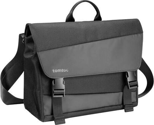 Tomtoc Slash T27 11'' svart skulderveske for nettbrett med organisert oppbevaring
