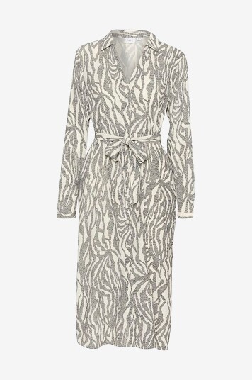 Saint Tropez - Skjortekjole BlancaSZ LS Dress - Svart
