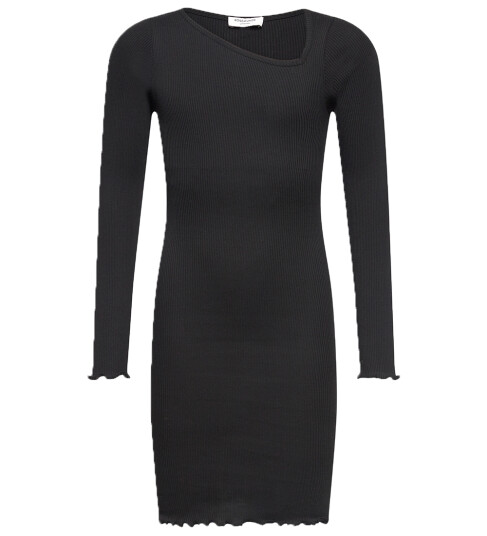 Rosemunde Kids Rkbaybay Ls Midi Dress Black 140 Rosemunde Kids Rkbaybay Ls Midi Dress Black 140