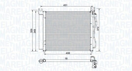 Kondensator MAGNETI MARELLI 350203952000 Kondensator MAGNETI MARELLI 350203952000