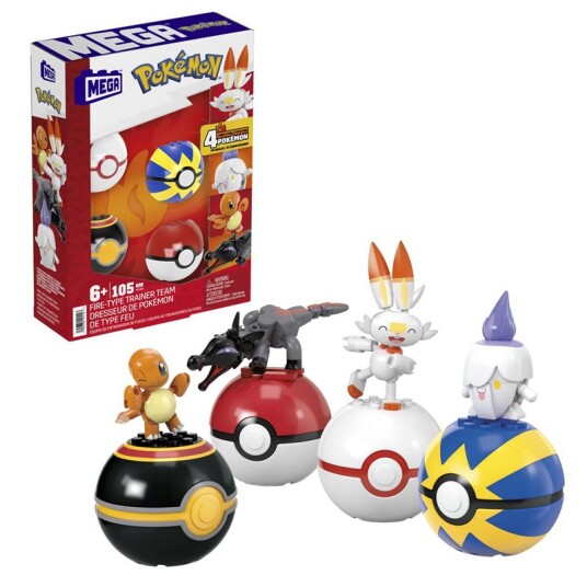 MEGA Pokmon Fire-Type Trainer Team (Poke Balls)