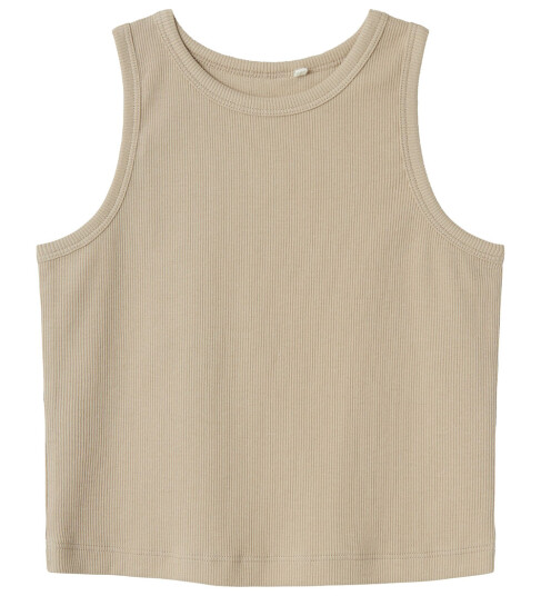 Name It Crop Top NkfNakal Pure Cashmere Name It 9 10 år 134 140 Singlet Beige