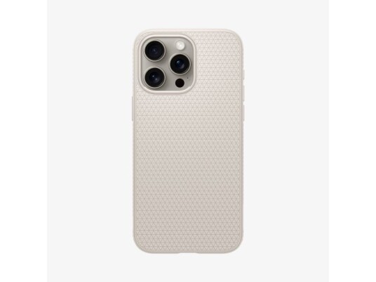 Spigen Liquid Air Mobildeksel til iPhone 15 Pro - Titan Spigen Liquid Air Mobildeksel til iPhone 15 Pro - Titan