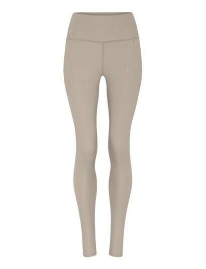 Girlfriend Collective Rib High Rise Legging Long Beige L