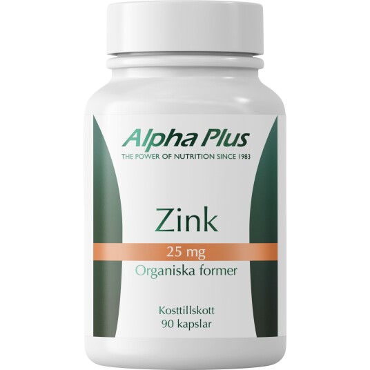 Alpha Plus Zink 25 mg 90 Caps