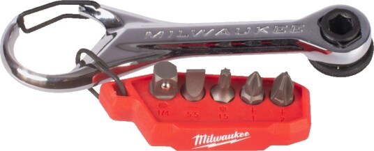 Milwaukee Håndverktøy Mini Skrallenøkkel med Metallkjerne og Forkrommet Overflate Milwaukee Håndverktøy Mini Skrallenøkkel med Metallkjerne og Forkrommet Overflate