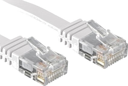 Lindy Rj 45 Cat6 U/Utp Hvit 1 M