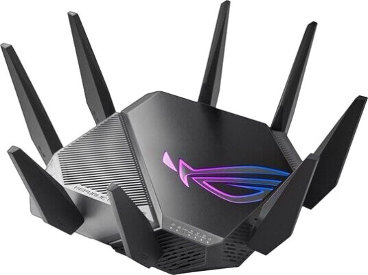 ASUS ROG Rapture GT-AXE11000 Tri-Band WiFi 6E Ruter med 2,5 Gbps Ethernet Sort ASUS ROG Rapture GT-AXE11000 Tri-Band WiFi 6E Ruter med 2,5 Gbps Ethernet Sort