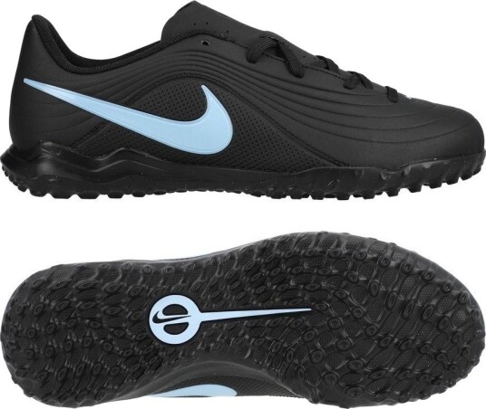 Nike Tiempo Maestro Club TF Shadow   Svart/Isblå Barn   Turf (TF) størrelse 38