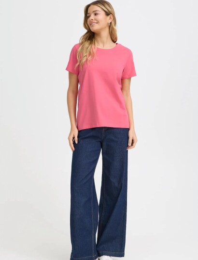 Fransa Frzashoulder Tee 1 Pink M