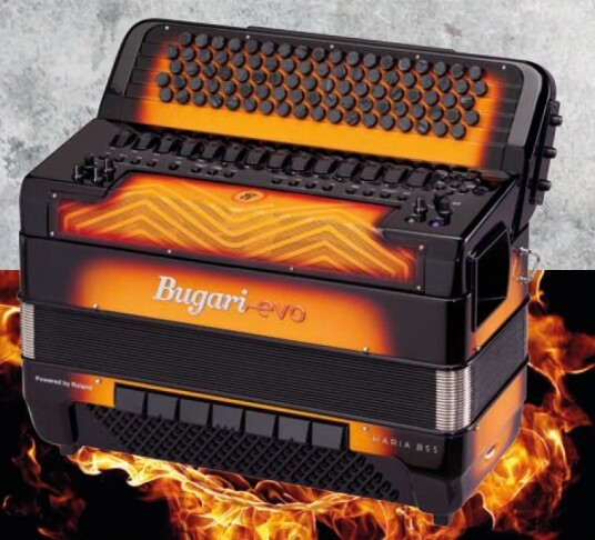 Bugari Evo Haria B55 Fire svensk system Flamme . Med original bag