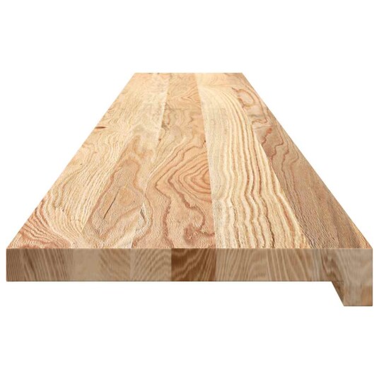 vidaXL Vinduskarmer 2 stk ubehandlet 160x25x2 cm heltre eik