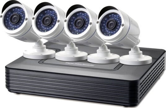 Levelone CCTV-Pakke 4 Kanaler DSK-4001 Dvr/4x Kamera