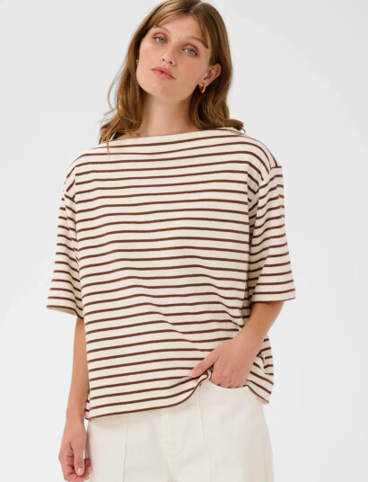Soaked in Luxury Slingina Sweatshirt Brown XS