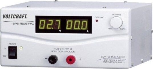 Voltcraft SPS 92500 000 Laboratorie Strømforsyning 3–15V 25,2A 375W Voltcraft SPS 92500 000 Laboratorie Strømforsyning 3–15V 25,2A 375W