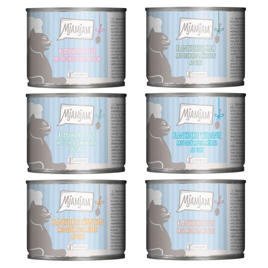Mjamjam Mixpack 6 X 185 G Blanding (6 Varianter)