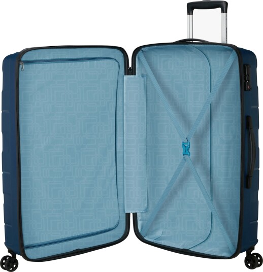 American Tourister Jetdriver Spinner Trillekoffert 100L, Navy Blue