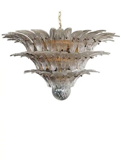 Murano lysekrone - palmette - 104 glass - Klar