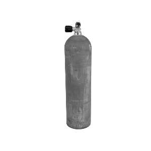 7 liter alu dykkerflaske med kran