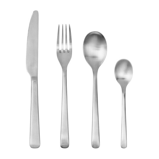 Broste Copenhagen Hune bestikk 16 deler Brushed satin Broste Copenhagen Hune bestikk 16 deler Brushed satin
