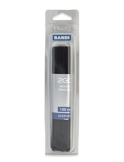2GO 2Go Shoelace 552 - Black - 100 cm