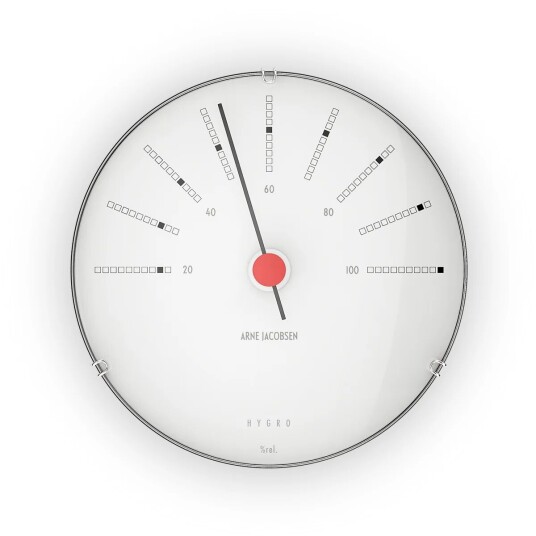 Arne Jacobsen Clocks Arne Jacobsen værstasjon hygrometer