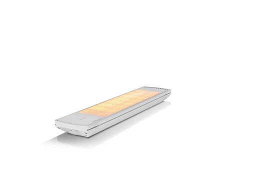 Heatscope Spot terrassevarmer Hvit 2800W fjernkontroll Hvit