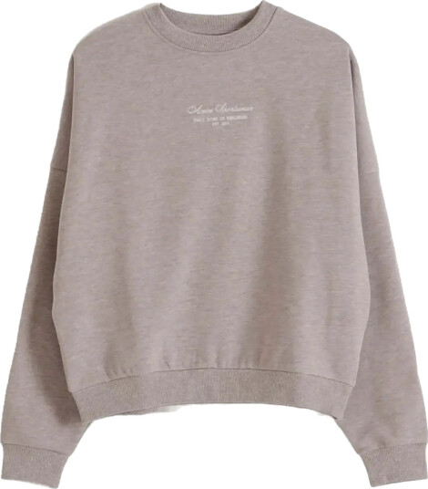 aim´n Script Sweatshirt Beige S